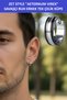 Zet Style Aeternum Virex – Warrior Spirit Men's Steel Hoop Single Earring (10 mm) – Stainless Steel - 2