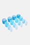 16 Pcs Self Grip Hair Rollers, Blue - 3
