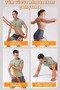 5 kg Resistance Band Muscle Building Rubber Fitness Pilates Cross Training Band Yellow - Lightly Hard - 7
