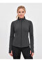 Women's Anthracite Gloves Detailed Sports Jacket Nj56