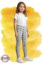 Patterned Children's Leggings - Wishing Flower Patterned Girls' Leggings - Soft, Flexible, Comfortable, Cotton, Anti-Sweat - 2