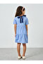 Girls Checked Short Sleeve Tiered Dress - 4