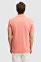 Men's Slim Fit Polo Collar Salmon Basic T-Shirt 50322304-Vr204 - 7