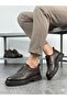 Men's genuine leather orthopedic sole classic casual shoes - 2