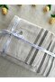Cream 3-Piece Cotton Towel Set – Bath & Hand & Face Towel Set – Soft Textured Dowry Set - Gift - 4