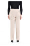 High Waist Pipe Leg Maxi Length Trousers - 6