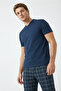 Unlimited Lights %100 Cotton Men's Short-Sleeved Pajama Set