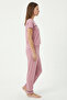 Diana Glamour Viscose Short Sleeve Women's Pajama Set - 3