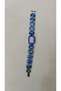 Women's Wristwatch Blue Stone Detailed Silver Color Bracelet Watch Stylish and Elegant Design - 3