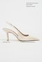Parla Sedef Patent Leather Belt Detail Pointed Toe Women's Heeled Shoes - 2
