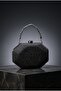 Elegant Textured Evening Dress Bag with Stylish Design and Metal Detailing for Special Occasions, Hand and Shoulder Use - 3