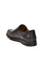 Black Genuine Leather Men's Casual Shoes - 4