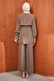 Mink Waist-Tied Tunic and Trousers Set - 3