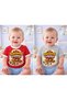 Baby T-Shirt from My Dad's Footsteps Girl Boy Kids Unisex T-Shirt Snap Fastener - 6