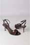 Seç S68 Heel-Height Women's Shoes (Heel Height: 9cm) Brown - 6