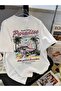 Beach Club Paradise Printed Cotton Oversize T-Shirt