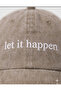 قبعة بيسبول مطرزة قابلة للغسل بتصميم ''Let It Happen'' / قبعة بيسبول مطرزة قابلة للغسل بتصميم ''Let It Happen'' - 3