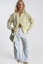 Women's V-Neck Flowy Oversize Modal Shirt - 3