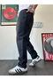 Black Washed Comfortable Fit Boyfriend Jean Pants - 4