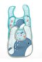 Set of 3 Baby Bibs Whale / in Special Box / Liquid-Proof and Washable - 3