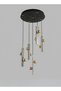 Modern Lighting, Modern chandelier, Light, Modern LED chandelier, Silver Color, 105x40x32 cm, Suitable for bedroom and living room
