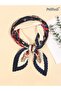 Silk Tie Scarf Featuring Different Patterns and Designs. - 2