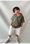 Boy's Modal Shirt Linen Shorts Set - 6