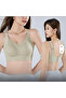 Sports Bra Laser Cut No Trace Non Padding Removable Pad No Feeling Tulle Detailed Comfortable Bra - 8