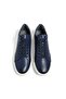 Men's Leather Comfort Casual Shoes L-18661 - Navy Blue - 44 - 4