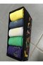 Trend Unisex Premium Custom Design Night-Glowing Phosphorescent Detail 5-Pack Sports Socks