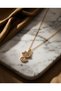 Catyra Steel Necklace with Hanging Cat Figure - 3