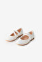 White Heart Velcro Girls' Shoes