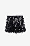 Black Big Sequin Detailed Girls' Skirt - Altha - 3