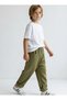 2-Pack Carrot and Boyfriend Pants 100% Cotton Blue Green Striped and Khaki Linen - 3