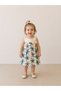 Girl's Tulle Dress Festive Floral Patterned Bow Detailed Lined Evening Dress - 3