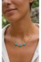 Minimalist Turquoise Star Detailed Necklace
