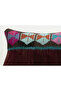 Handmade Vintage Throw Pillow Cover Made from Old Kilim, Wool, 30X50 cm - 2