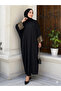 Sleeves with Diamond Pattern Sequins, Wide Cut, Long Sleeves, 40-56 Size, Ferace Dress - 3