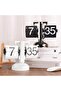 Retro Flip Clock - Mechanical With Large Number Display, Vintage Table Desk Clock - 5
