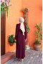Wonderful Belted Buckle Cross Sandy Dress - 5