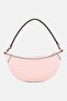 Women Brand Logo Shoulder Bag With Small Pouch, Pink - 5