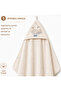 Hooded Embroidered Baby Bathrobe Set of 3 (Bathrobe + Towel + Slippers) - 2