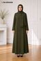 Cotton Ayrobin Fabric Laser Cut Seasonal Sweat-Proof Zippered Prayer Dress Cap Ferace