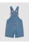 Lcw Kids Blue Embroidered Girls' Jean Salopet - 3