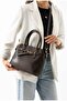 Women's stylish belt detailed brown hand and shoulder bag - 2