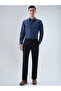 Men Blue Printed Cotton Modern Slim Fit Shirt - 5