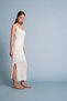 U-Neck Long Openwork Dress Ecru - 2