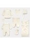 Shine Baby Bowknot 0-3 Months Baby Girl Hospital Release Set of 8 - 100% Muslin Cotton Premium Cotton
