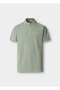 Green Pure Cotton Men Premium Polo T-Shirt