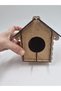 10 Pieces of Wooden Bird Nest House Can Be Painted (for Effectiveness) 12 cm X 12 cm X 10 cm - 6